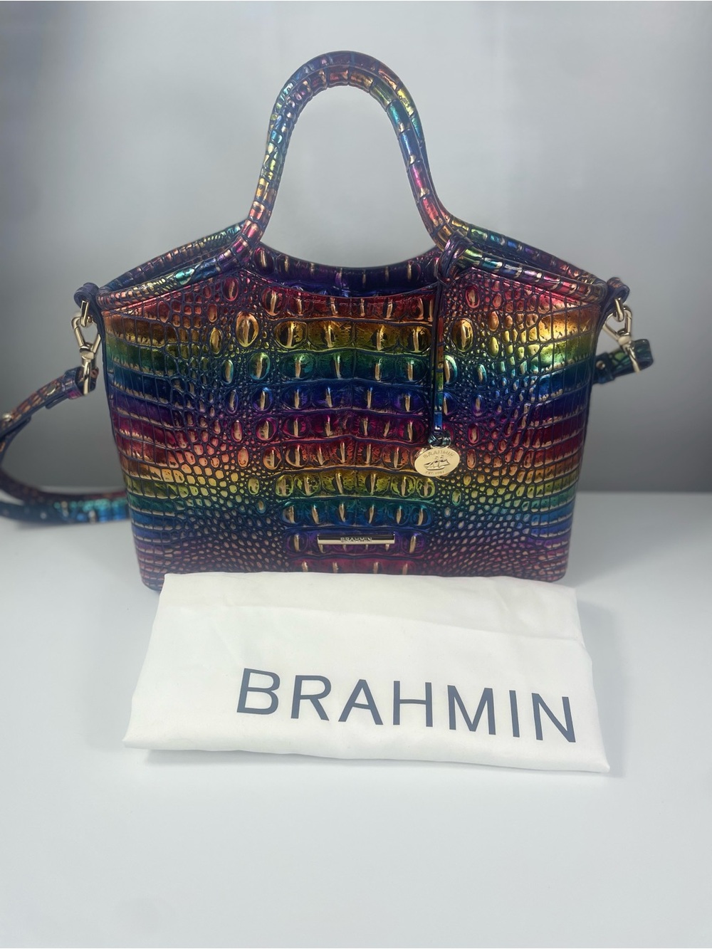 Brahmin NWOT Small Elaine Melbourne Satchel